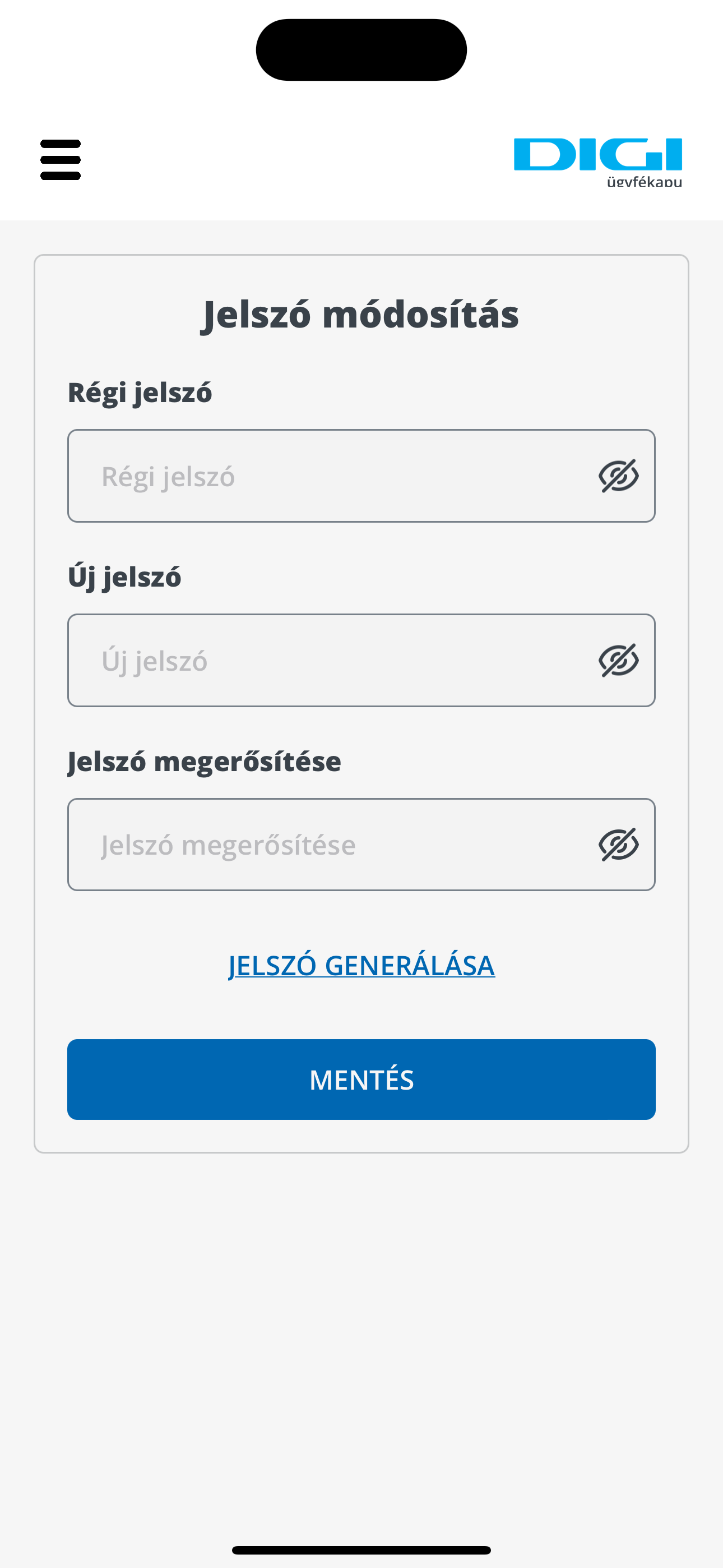 DIGI ügyfélkapu