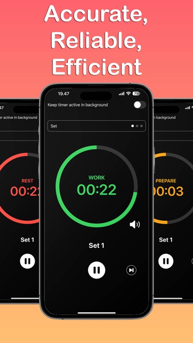 Gym Timer - Interval Fitness Screenshot