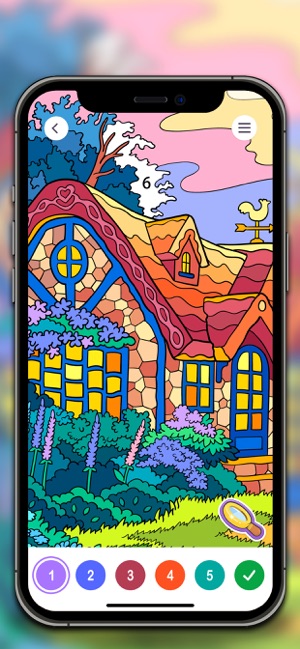 Pintura a óleo jogo de colorir versão móvel andróide iOS apk