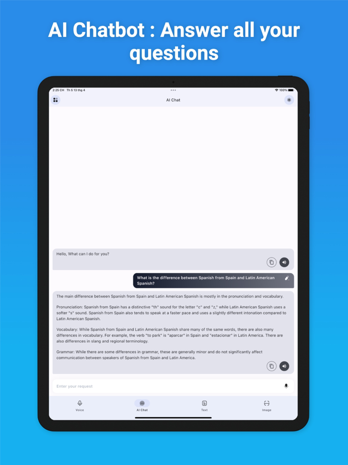 Voice Translator and AI Chat 