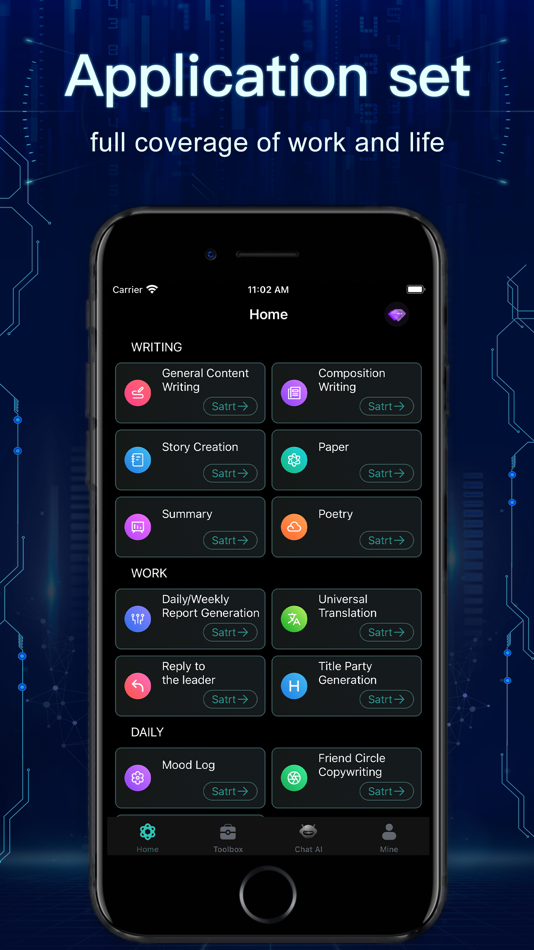 #3. Chat AI-AI Q&A Chat Robot (iOS) By: Hebei jiudao network technology co., ltd