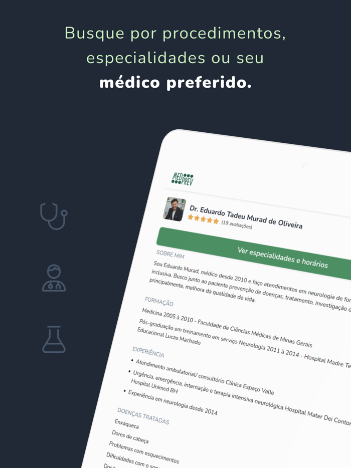 Medprev Agende Médico e Exame