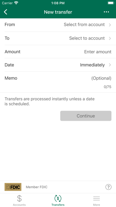 Bluff View Bank Mobile Screenshot