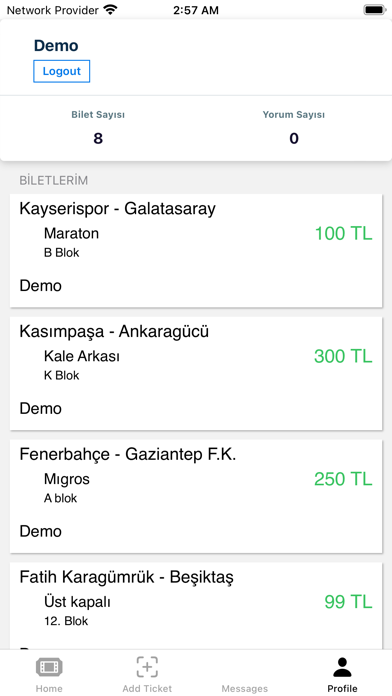 Maç Bileti Al Sat, Haydi Maça! Screenshot