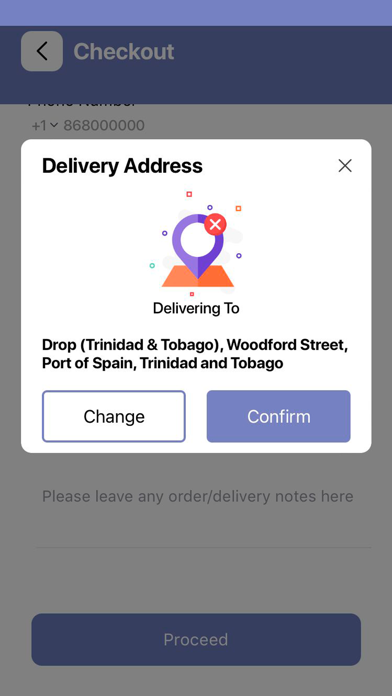 foodDROP: Food Delivery Screenshot