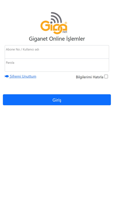 Giganet Telekom Screenshot