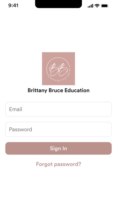 Brittany Bruce Education Screenshot