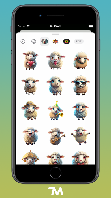 Screenshot #2 pour Wooly Sheep Stickers