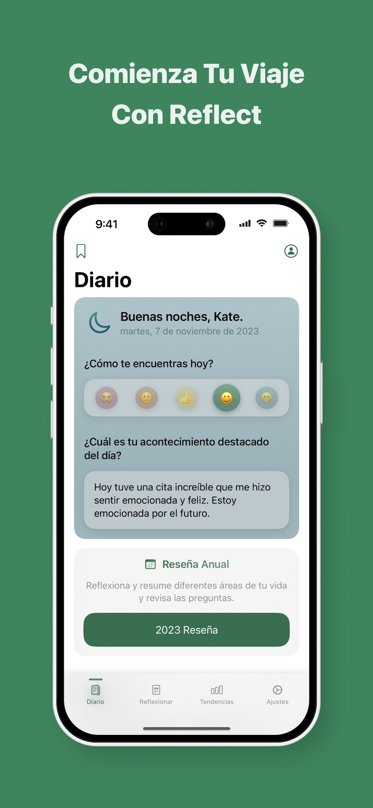 Reflect - Diario y Crecimiento