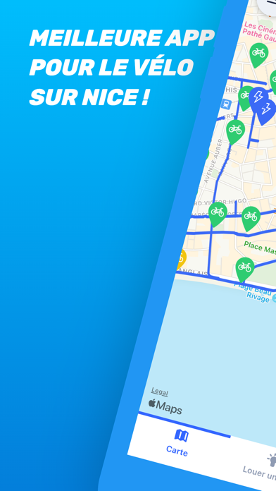 Screenshot #1 pour VéloBleu Nice 2023