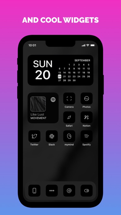 Widgets, Themes, Skins, Icons Screenshot