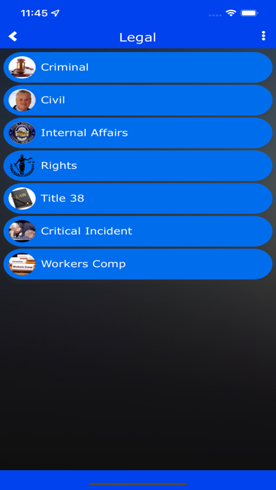 Tempe Officer's Association Screenshot