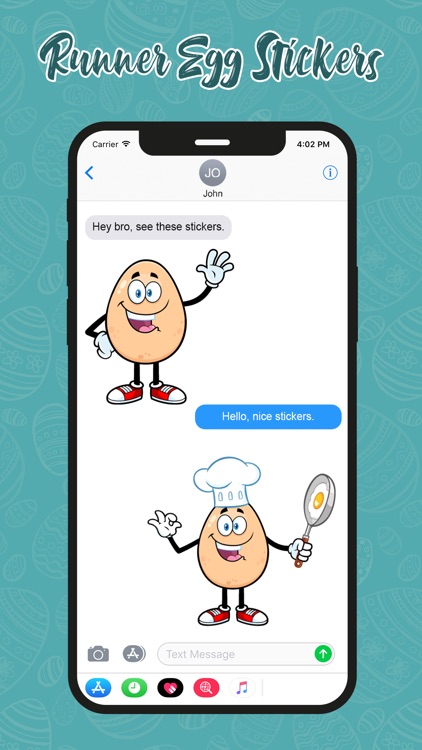 Runner Egg Stickers screenshot-3