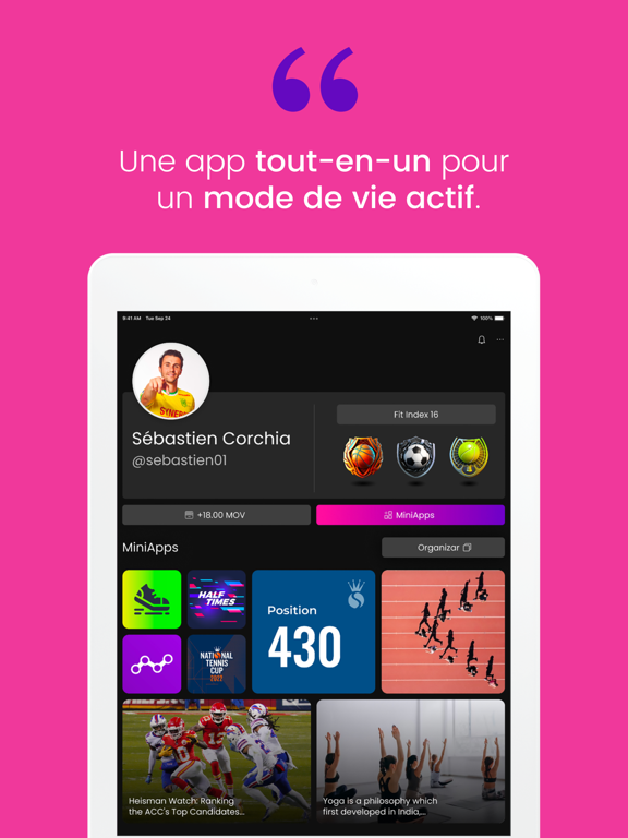 Screenshot #5 pour Movn - SuperApp du Sport