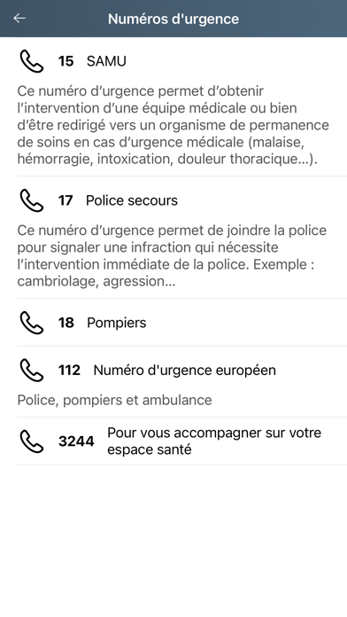 EVA Santé Screenshot