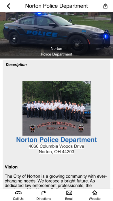 Norton Police Department Screenshot