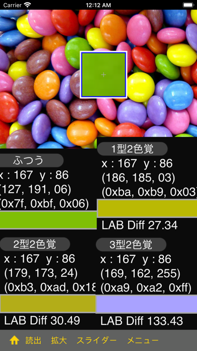 FM パネル D-15 テストのスクリーンショット - 10