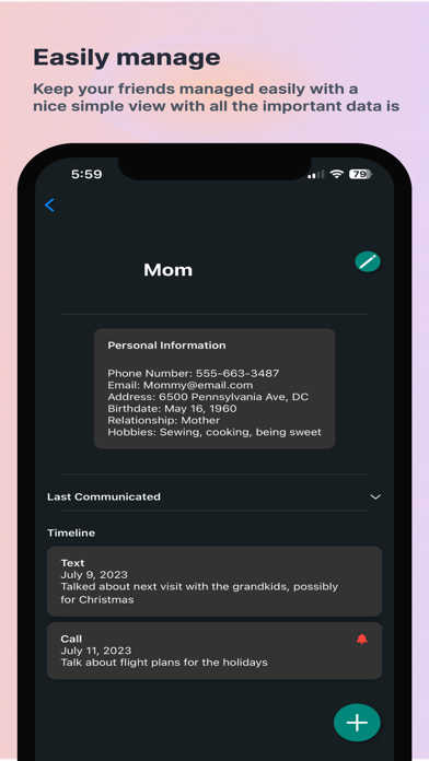 FriendDex Screenshot