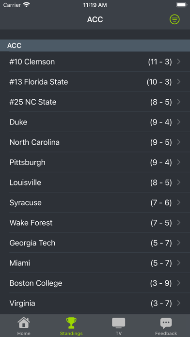 Virginia Tech Football Screenshot