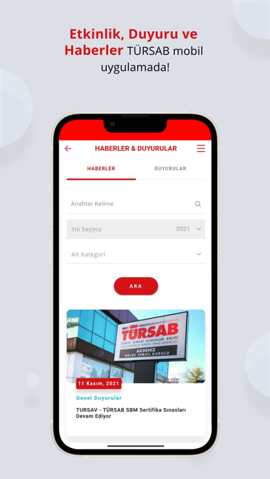 TÜRSAB Screenshot