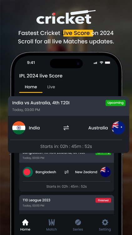 Live Score - Cricket Live Line