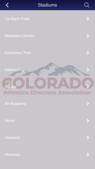 CO Athletics Directors Assoc Screenshot