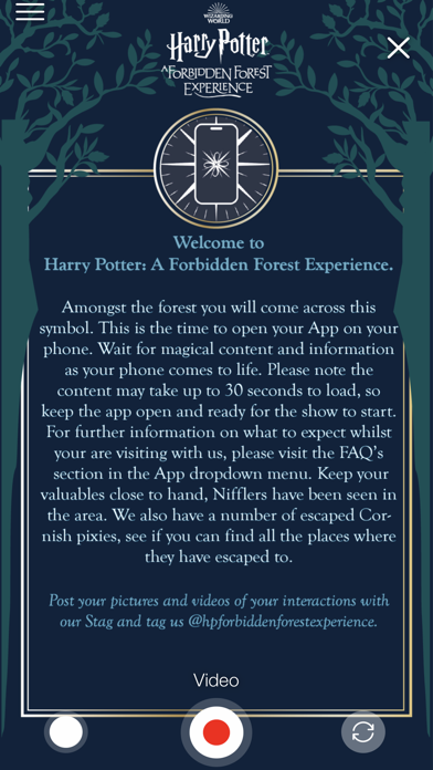 HP Forbidden Forest Experience Screenshot