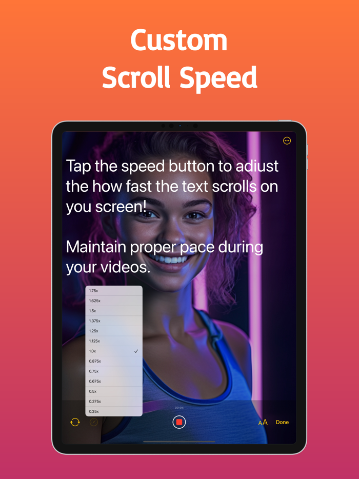 Teleprompter for Video◦