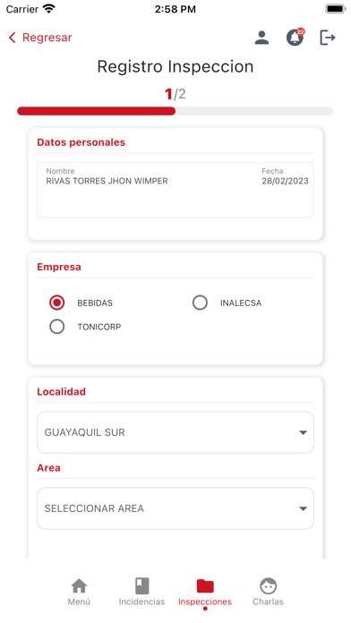 ACE Seguridad Screenshot