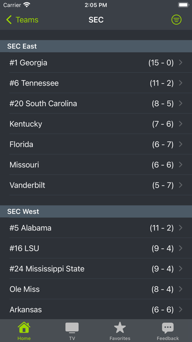 College Football Schedules '23 Screenshot