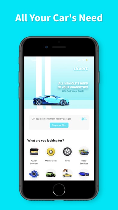 Screenshot #1 pour Divert-Vehicles’ Online Portal