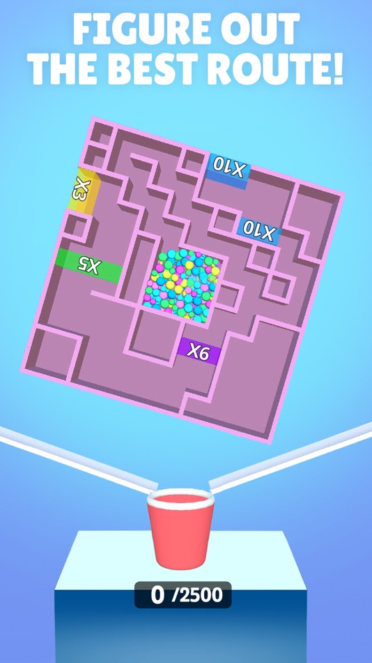 #3. Multi Maze 3D (iOS) Podle: Crazy Labs