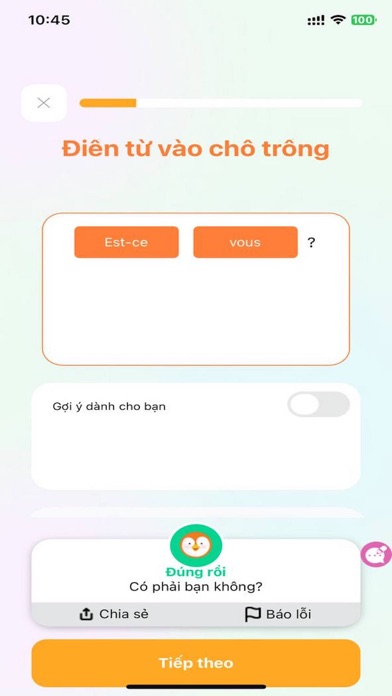 Học Tiếng Pháp PNE Screenshot