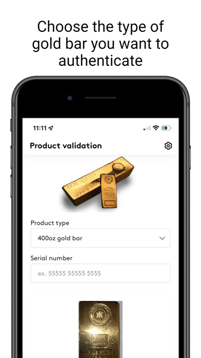 Bullion DNA Authenticator Screenshot