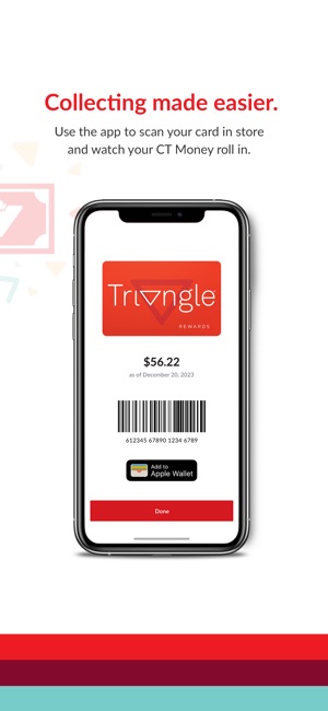 Canadian Tire - Triangle Rewards