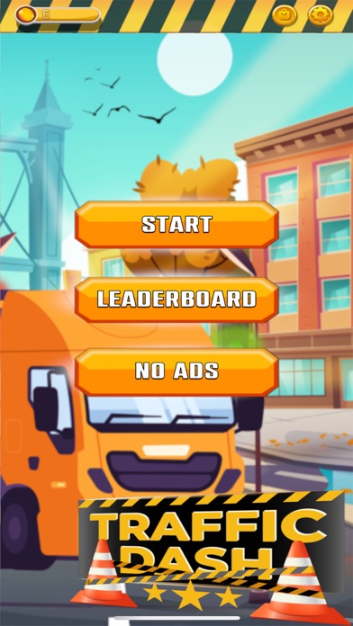 Traffic Dash Car Dodge Game Screenshot