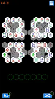 hexa mahjong tiles iphone screenshot 1