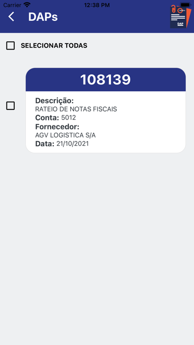 Dap Mobile Screenshot