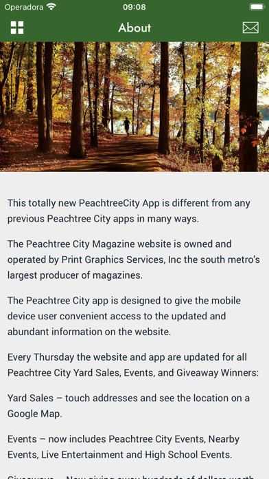 Peachtree City Magazine Screenshot