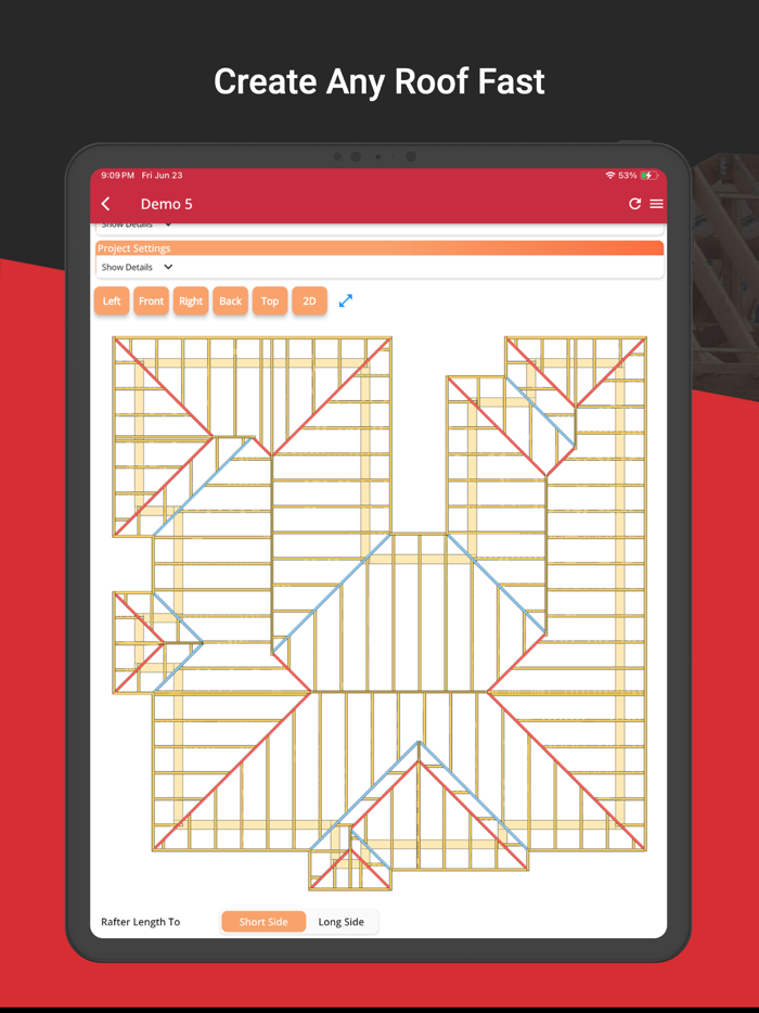 RedX Roof Builder - 3D Design