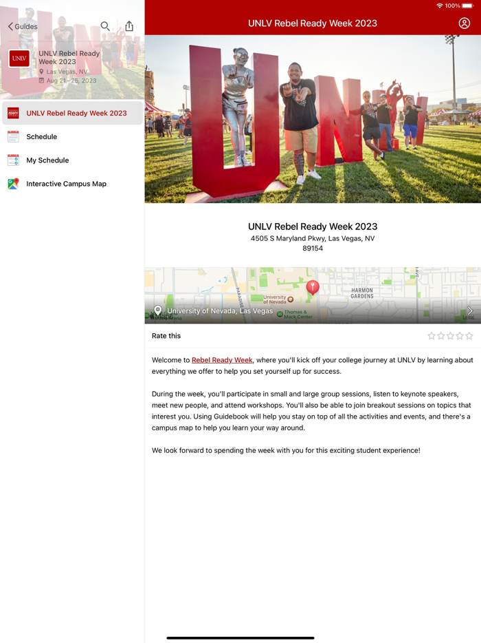 UNLV Rebel Ready Week 2023