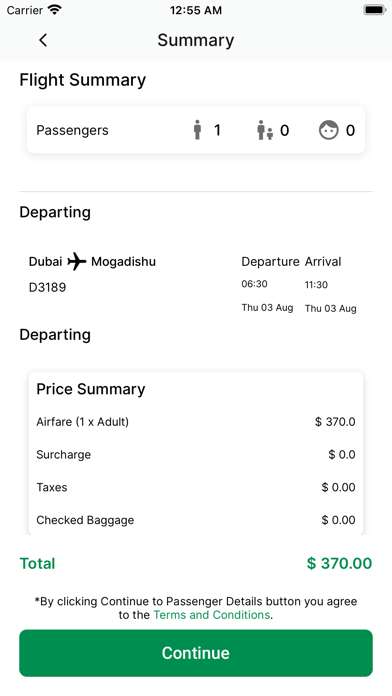 Daallo Airlines Screenshot
