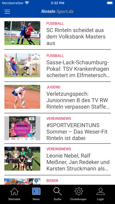 Rinteln Sport Screenshot