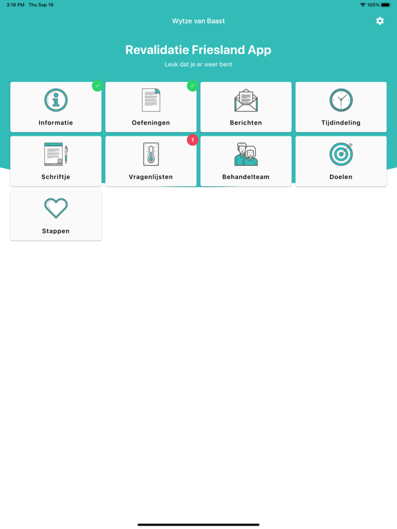 Revalidatie Friesland App screenshot 2