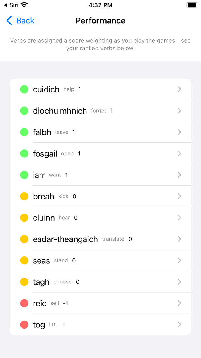 Scottish Gaelic Verb Blitz