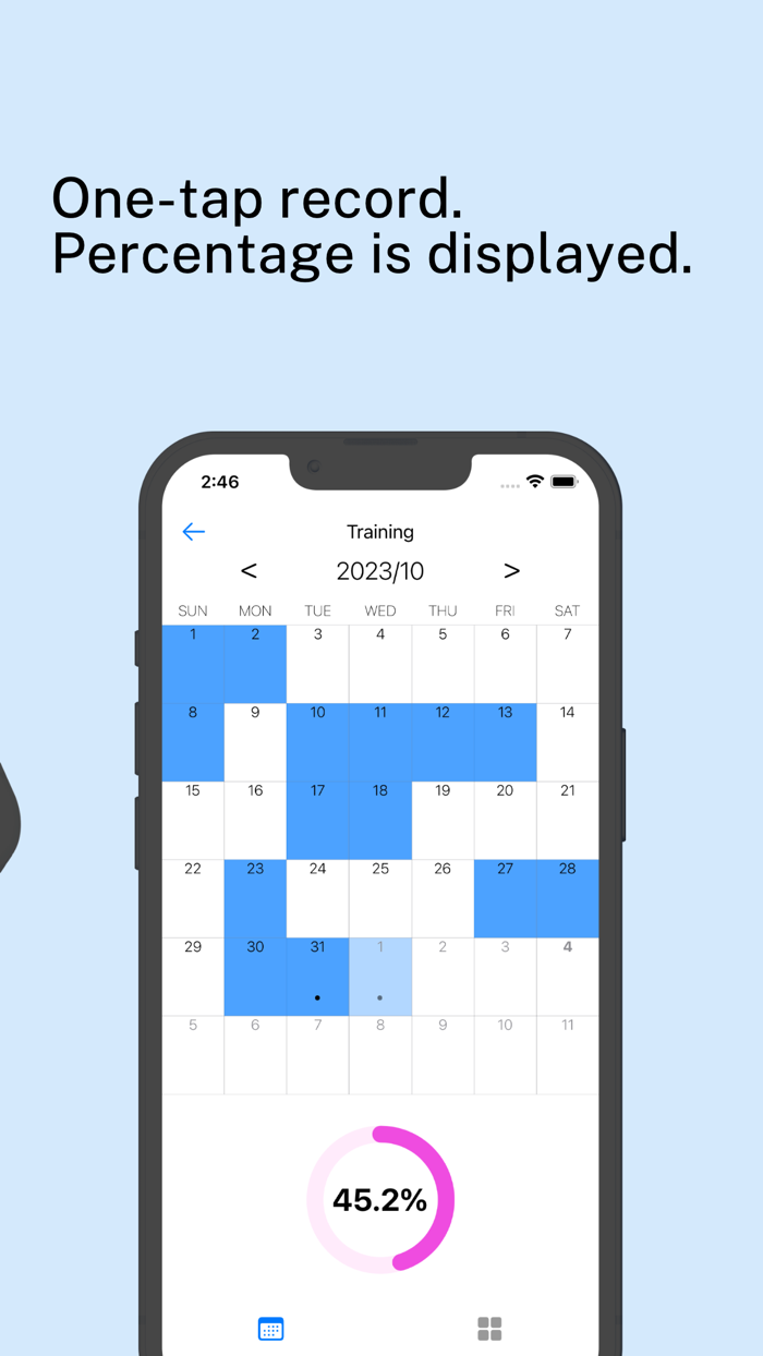 AchvLog｜Visualize Calendar