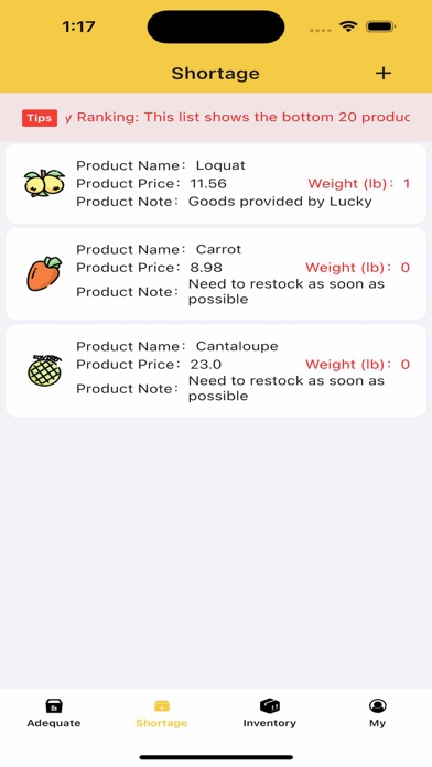Screenshot #2 pour FruitInventory-Management Tool