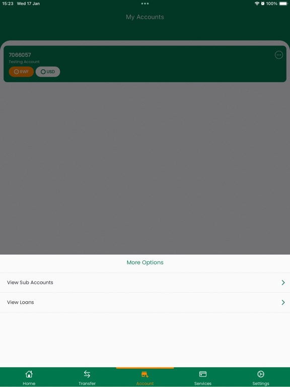 Zigama CSS Mobile App iPad screenshot 6 - Finance app