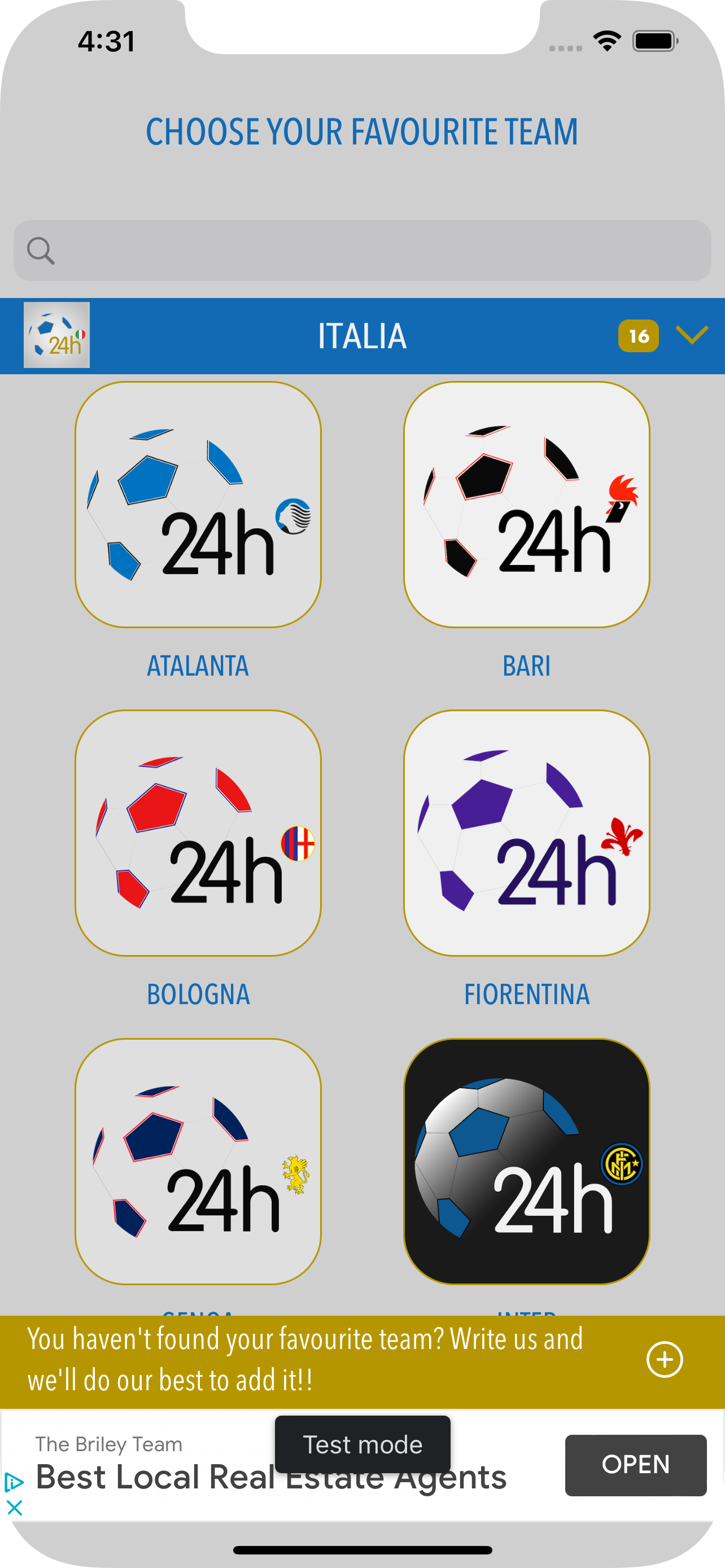 Calcio 24h