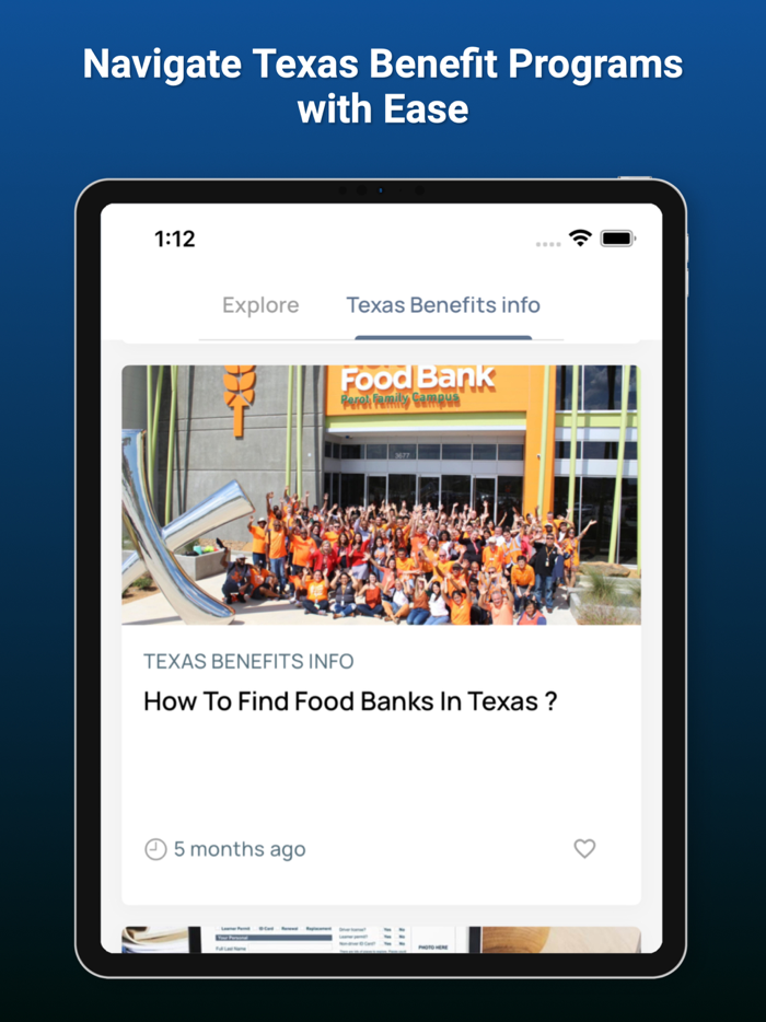 Texas Benefits Food Stamp Info